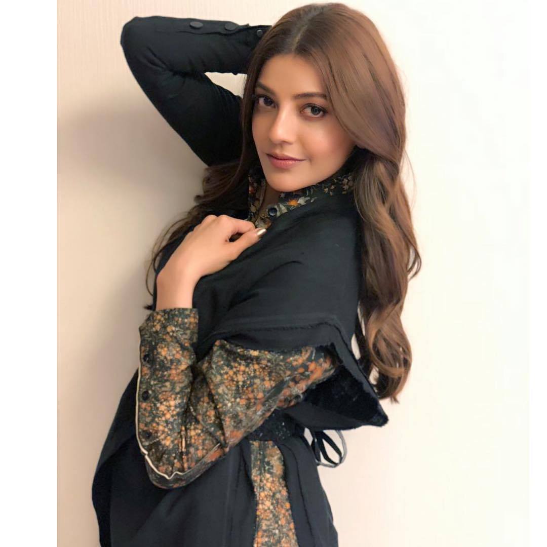 Kajal Agarwal Hot Looks in Long Frock