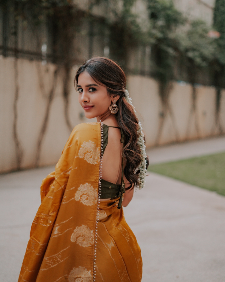 Nabha-Natesh-Latest-Hot-Saree-Pics-14