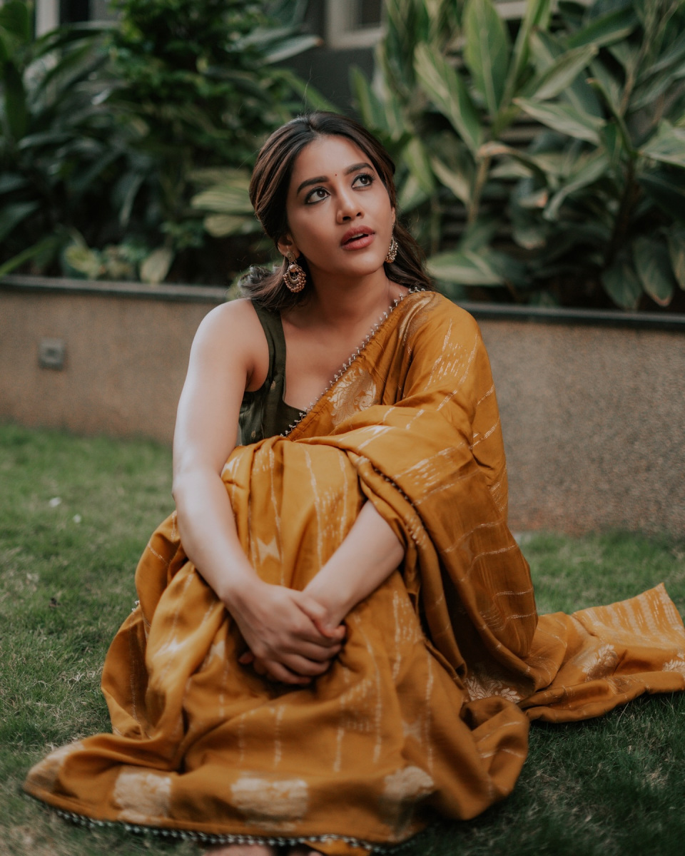Nabha-Natesh-Latest-Hot-Saree-Pics-15