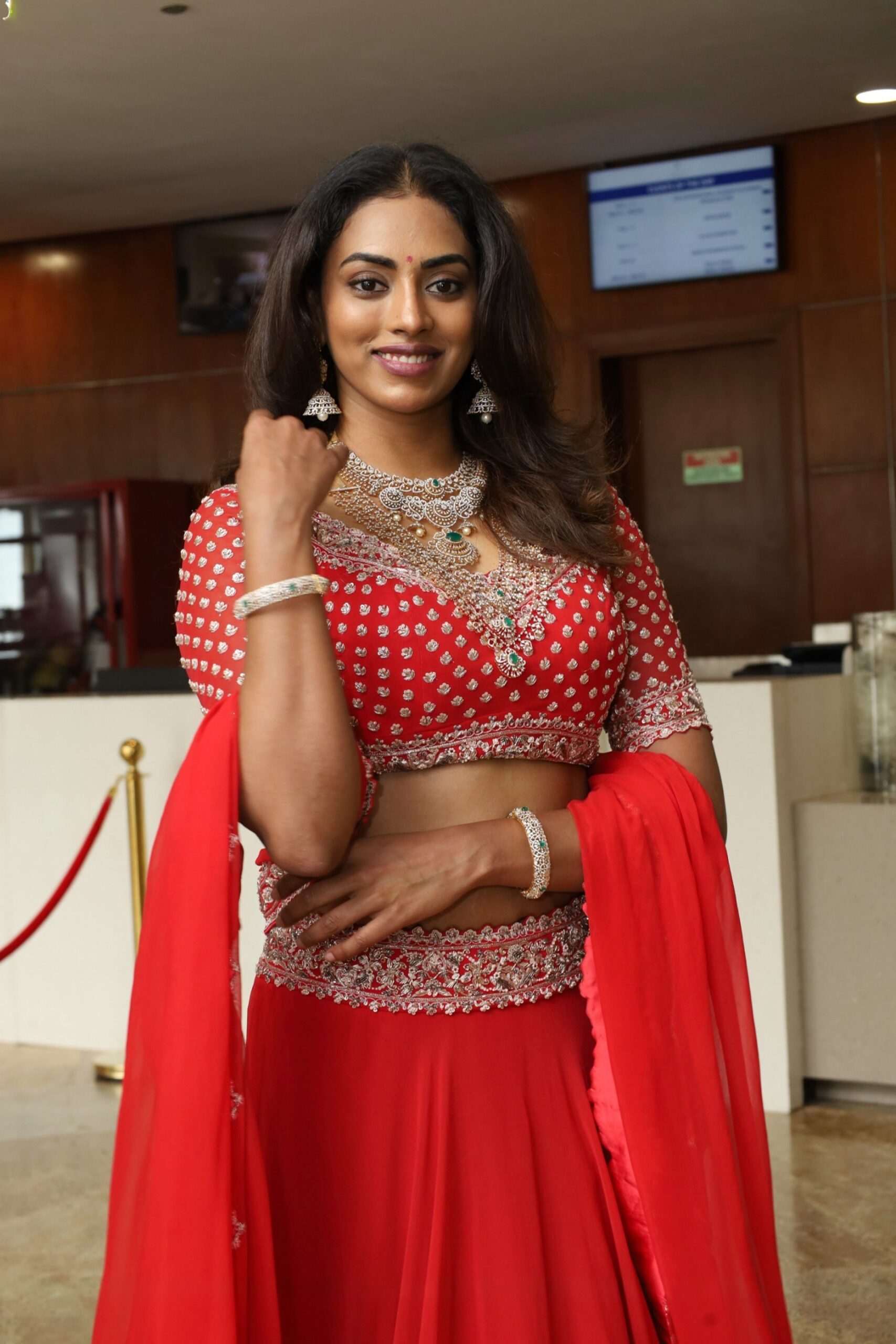 Kamakshi Bhaskarla Stuns at Hi Life Brides Launch Event