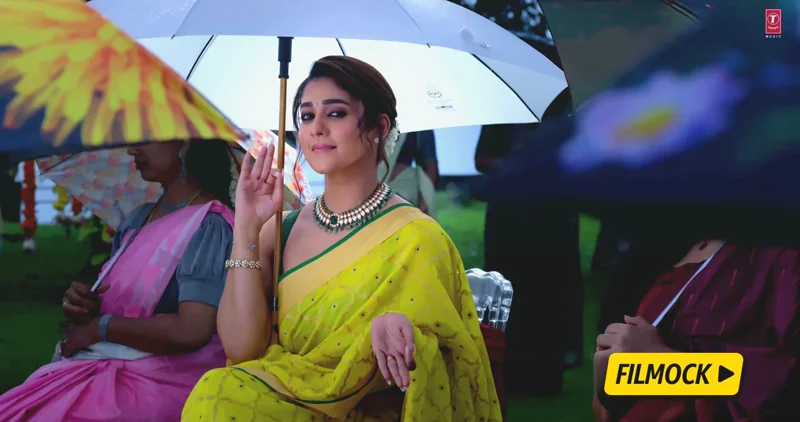 Stunning Nayanthara Yellow Saree Look – Latest Jewellery & Fashion Review