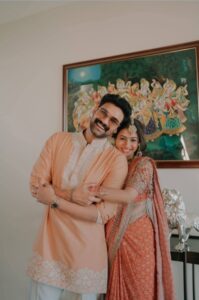 Bellamkonda Srinivas and Kavya Reddy Engagement HD Stills