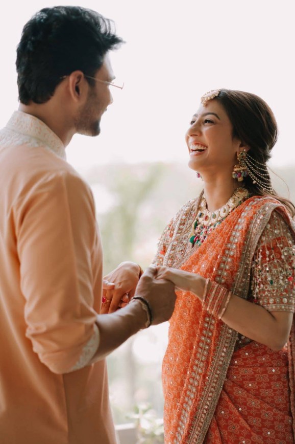 Bellamkonda Srinivas and Kavya Reddy Engagement HD Stills