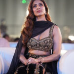 Mallu Actress Malavika Mohanan hot pics at Rajasaab pre release event